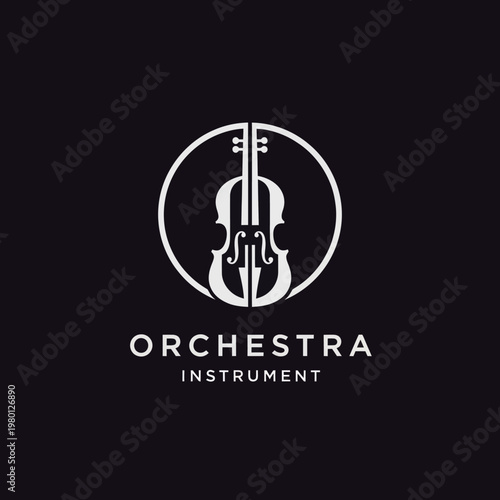 Elegant Violin Logo Design