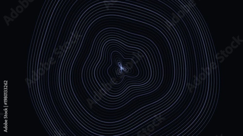 Wallpaper Mural Smooth Organic Neon Topo Torontodigital.ca