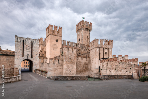 The Scaligero Castle of Sirmione is a fortress from the Scaliger era, an access point to the historical centre of Sirmione, on Lake Garda. It is one of Italy's best-preserved castles.