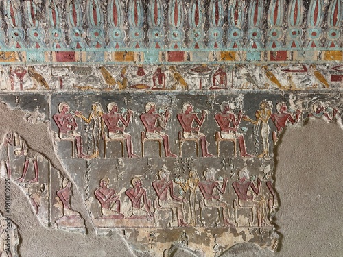 Bilde på lerret A view of Renni's tomb at the El-Kab Temples near Edfu, Egypt