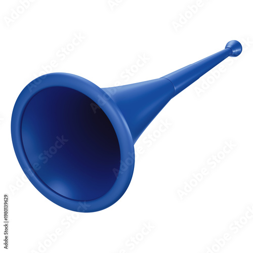 3D Element - Vuvuzela Horn for Fans with Isolated Background