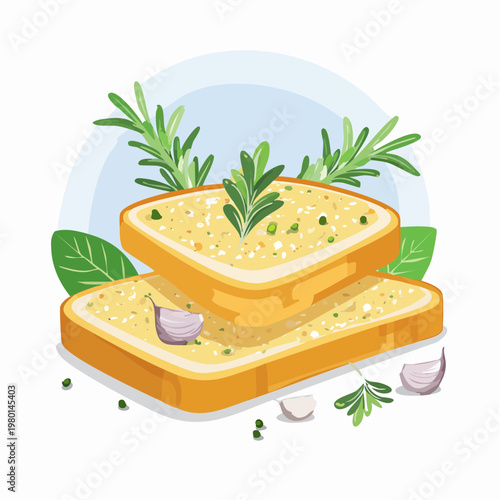 Knoblauchbrot knusprig