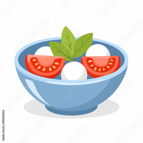 Tomaten-Mozzarella Bowl modern
