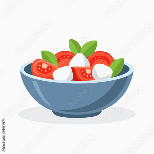 Tomaten-Mozzarella Bowl modern