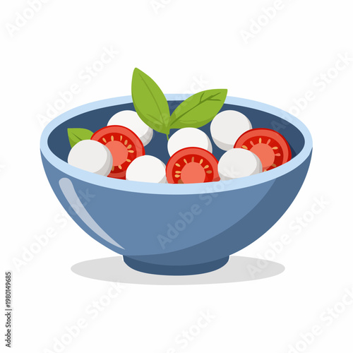 Tomaten-Mozzarella Bowl modern