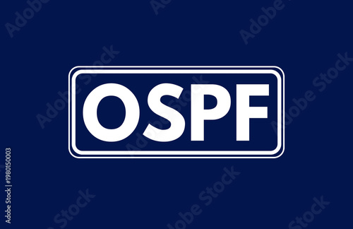 Tableau sur toile OSPF Protocol, Open Shortest Path First