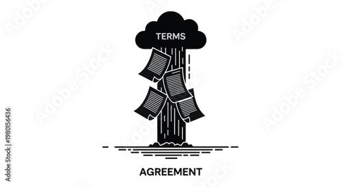 business agreement terms and conditions concept