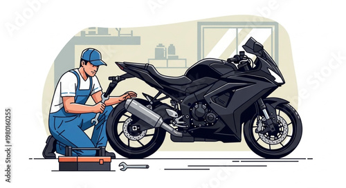 motorcycle on the road