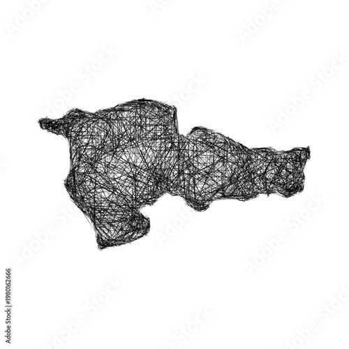 Sketch Agri outline map design