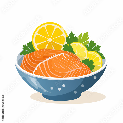 Lachs-Zitronen Bowl fein
