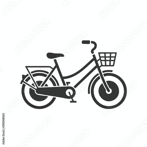 Stylish Vintage Bicycle with Front Basket for Urban Commuting and Leisure