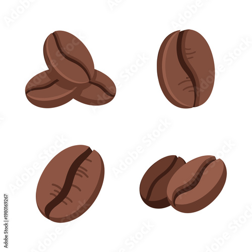 Close-up of roasted coffee beans, perfect for a morning brew or cafe menu.