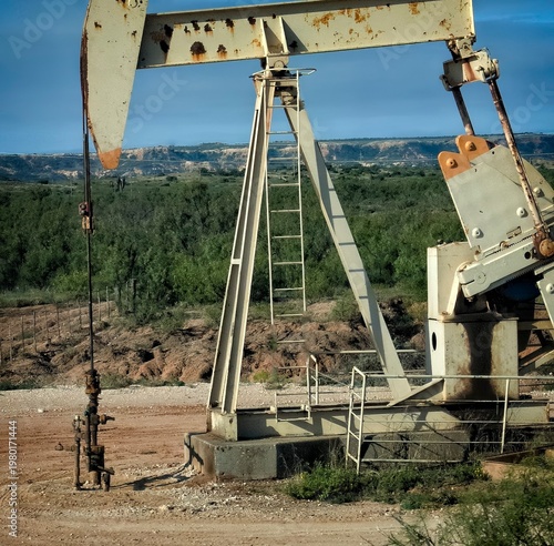 Gas Well pump out in the West TX area