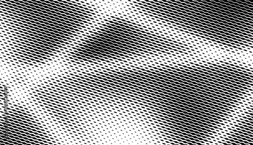 Black and white abstract geometric pattern with halftone effect for sporty and modern background. Fully editable vector element. Vector Format Illustration 