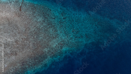 Drone aerial view of the beautiful raw Sicsican Island or also called Caxisigan Island in Balabac. Part of the Kamp Malaya expedition.