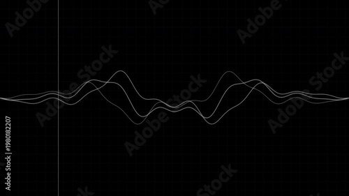 Wallpaper Mural Clean Elegant Oscilloscope Torontodigital.ca