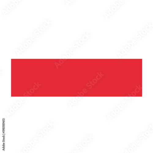 Vibrant Red Horizontal Banner for Marketing and Advertising Campaigns