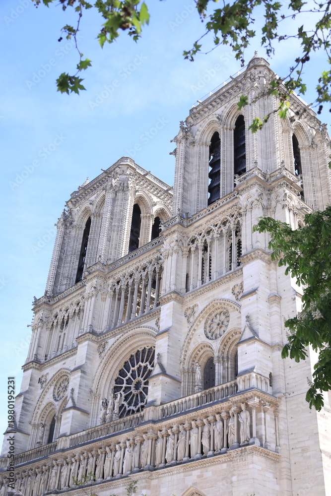 Fototapeta premium church of notre dame, paris, france