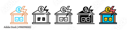 Bankruptcy multyple icon