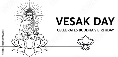 vesak day vector art