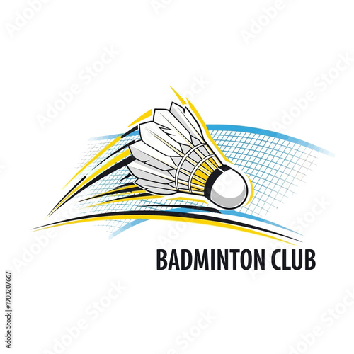 Badminton Club Shuttlecock Motion Graphic.