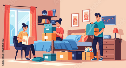 Family Moving Home Day.