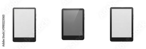 Quadro su tela E-reader Device with Empty Screen Mockup, Lector de Libros Electrónicos, Liseuse