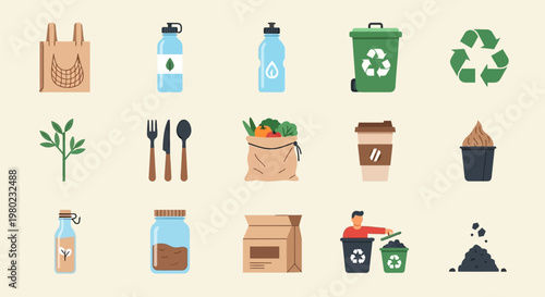 Eco-Friendly Lifestyle Essentials - A Collection of Sustainable Products and Practices.