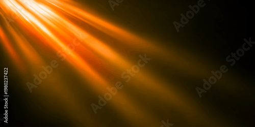 An abstract orange background with light lines features a motion wave design of energy rays and digital patterns for a vibrant wallpaper art illustration