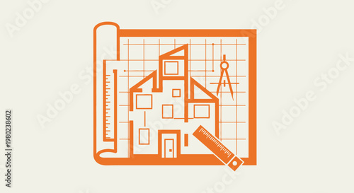 House Blueprint Architecture Design Plan.