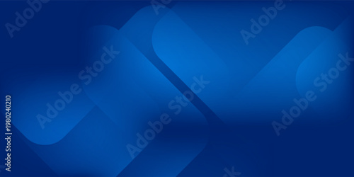 Abstract blue background with glowing geometric lines. Modern blue gradient square shape design. Futuristic technology concept. Suit for brochure corporate website poster abstract simple