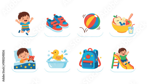 Back to school little boy.