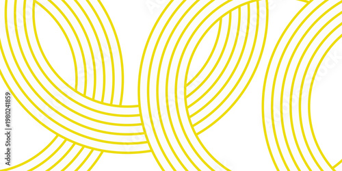 Pasta background, spaghetti abstract geometric pattern. Macaroni yellow poster. Wavy abstract pattern. Pasta vector illustration