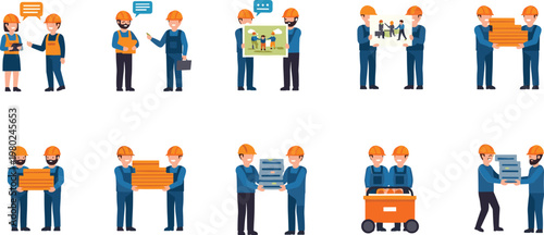 Mobile Chat Conversation Screen Interface with Messaging App UI, Text Bubbles, Notifications and Social Communication Concept Illustration