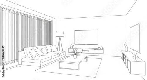 Modern sectional sofa with tufted cushions and chaise.