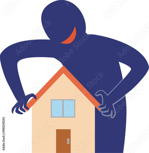 住宅を狙う犯罪者