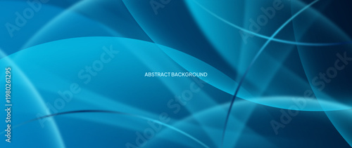 Blue abstract background with subtle color gradations and shaded curved lines. A neatly arranged wave-like pattern.