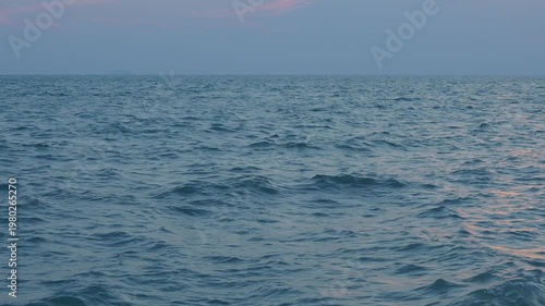 Sea sunset sky evening sunrise cloud weather dramatic landscape goldent and indigo color gradient pastel horizon, twilight yellow golden reflection morning nature environment energy ecosystem change.