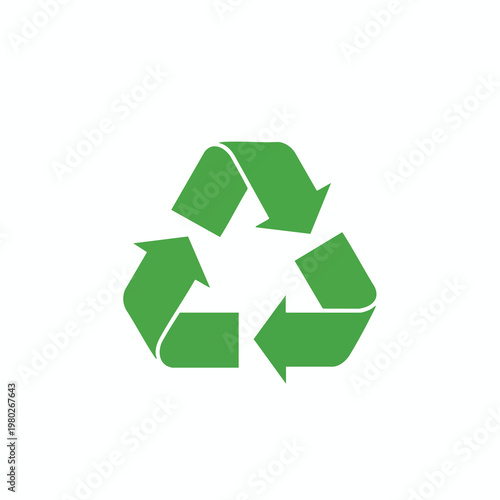 Eco Friendly Recycling Symbol Icon for Sustainability and Waste Management