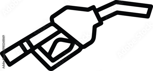 Minimalist black and white line drawing of a classic wooden rocking chair vector illustration for home furniture catalog and interior design concepts.