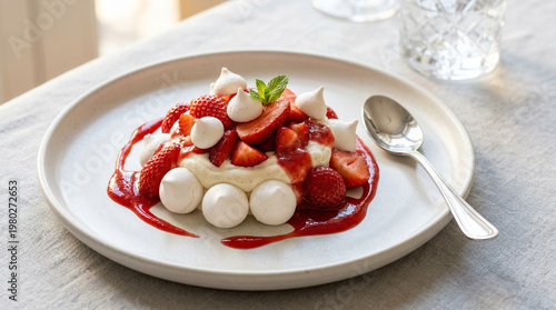 Sobremesas de Morango - Delicias de Morango - Sorvete - Doces - Cakes