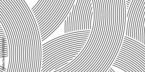 black and white geometric background Pasta background, spaghetti abstract geometric pattern. Black and white macaroni poster. Abstract wavy pattern. Pasta vector illustration. eps 10