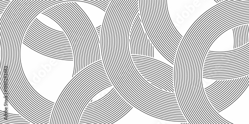 black and white geometric background Pasta background, spaghetti abstract geometric pattern. Black and white macaroni poster. Abstract wavy pattern. Pasta vector illustration. eps 10