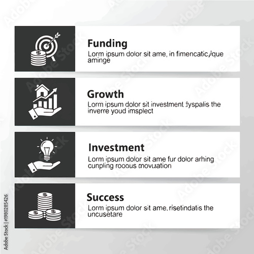 Business Investment Growth Funding Concept.