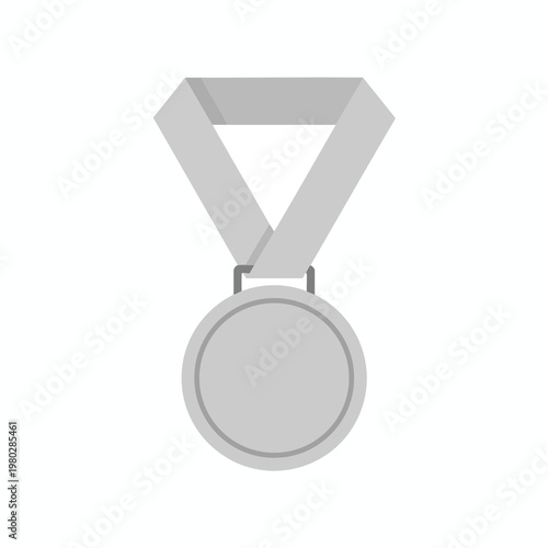 Close up of a Gold Medal Award with Ribbon for Sports and Achievement