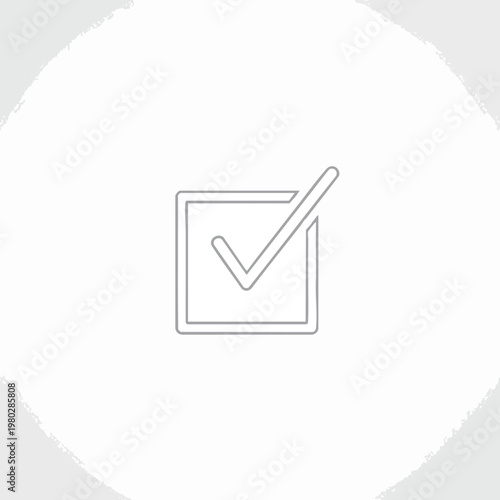 Close up of a Hand Marking a Checkbox with a Pen for Business or Voting Purposes