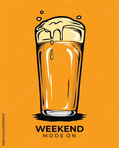 ultras casual hooligan mode on with alcohol before matchday sticker logo vector design