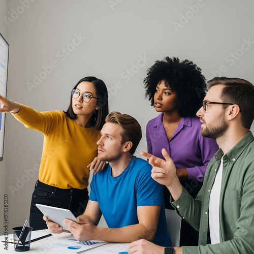 Diverse group of business people meeting 2.