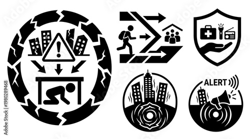 Critical Safety Measures and Earthquake Preparedness Concepts for Disaster Response and Emergency Evacuation Planning