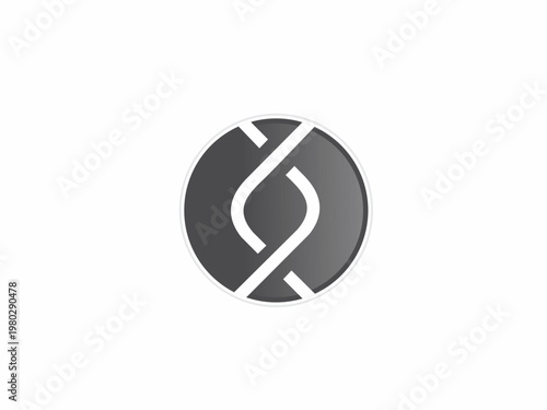 This collection features modern abstract circle logos with intertwined geometric lines, perfect for tech startups, digital branding, and minimalist corporate identity projects requiring a clean look.